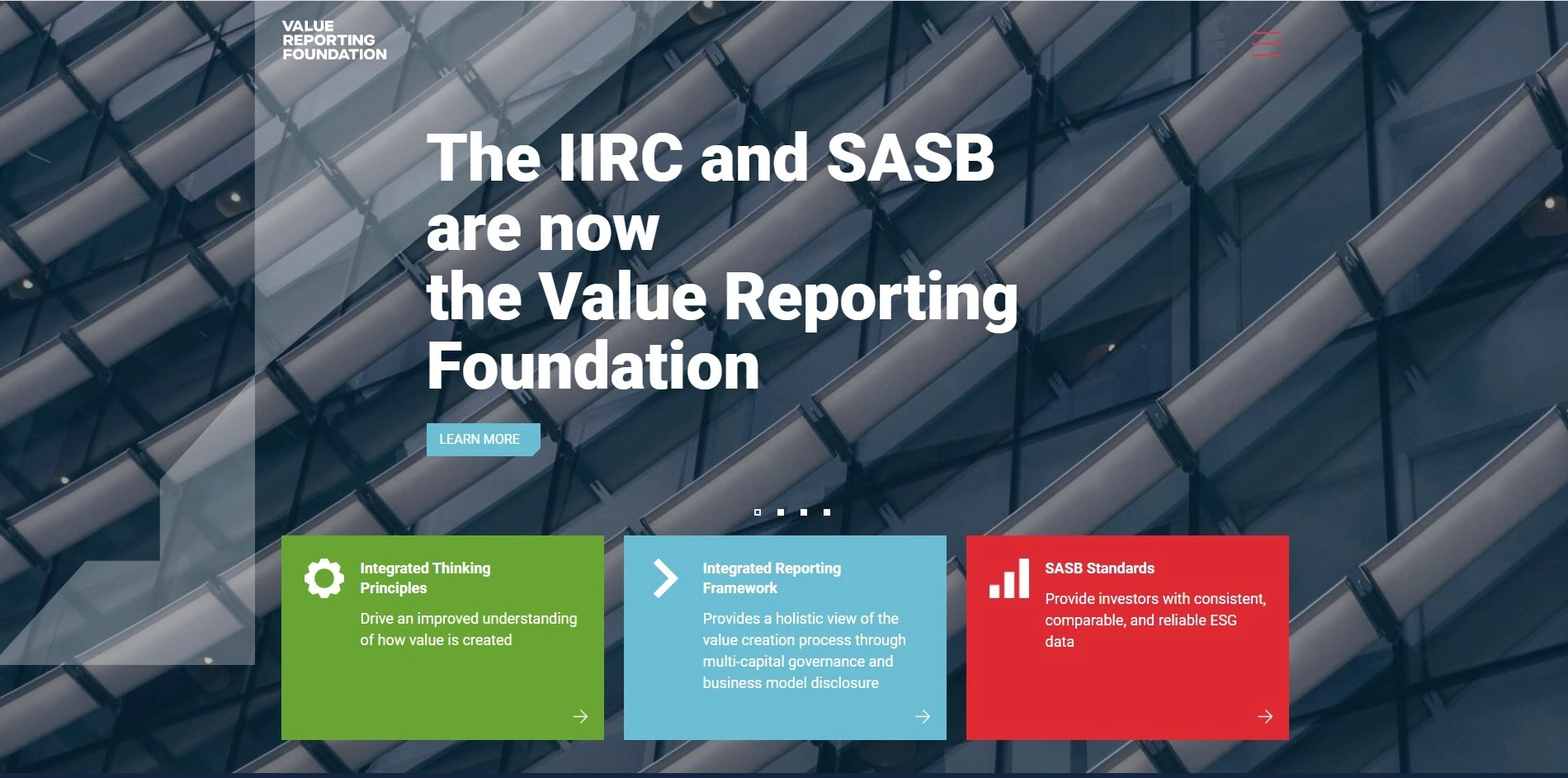 Value Reporting Foundation Home